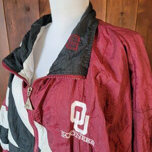 Vintage OU Sooners NG Next Generation Windbreaker Jacket XL 90s NCAA Oklahoma